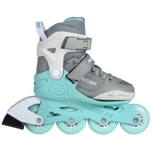 Grey / Turquoise Powerslide Rocket adj. | 29046-VAQJ