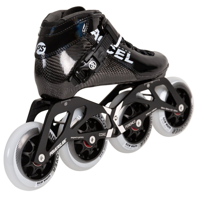 Black Powerslide Accel Race Kids | 38249-NRWJ