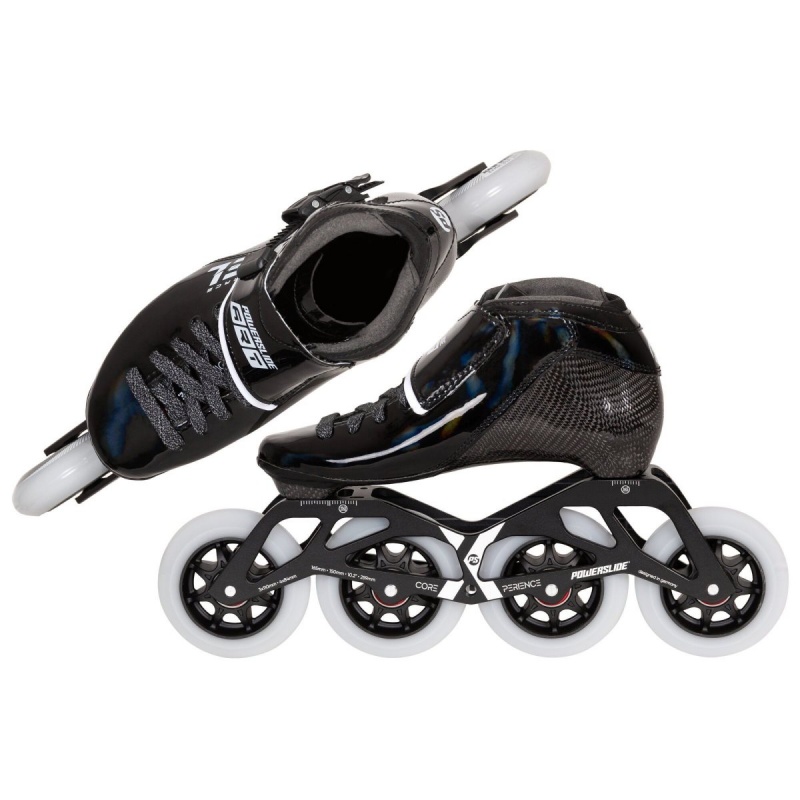 Black Powerslide Accel Race Kids | 38249-NRWJ