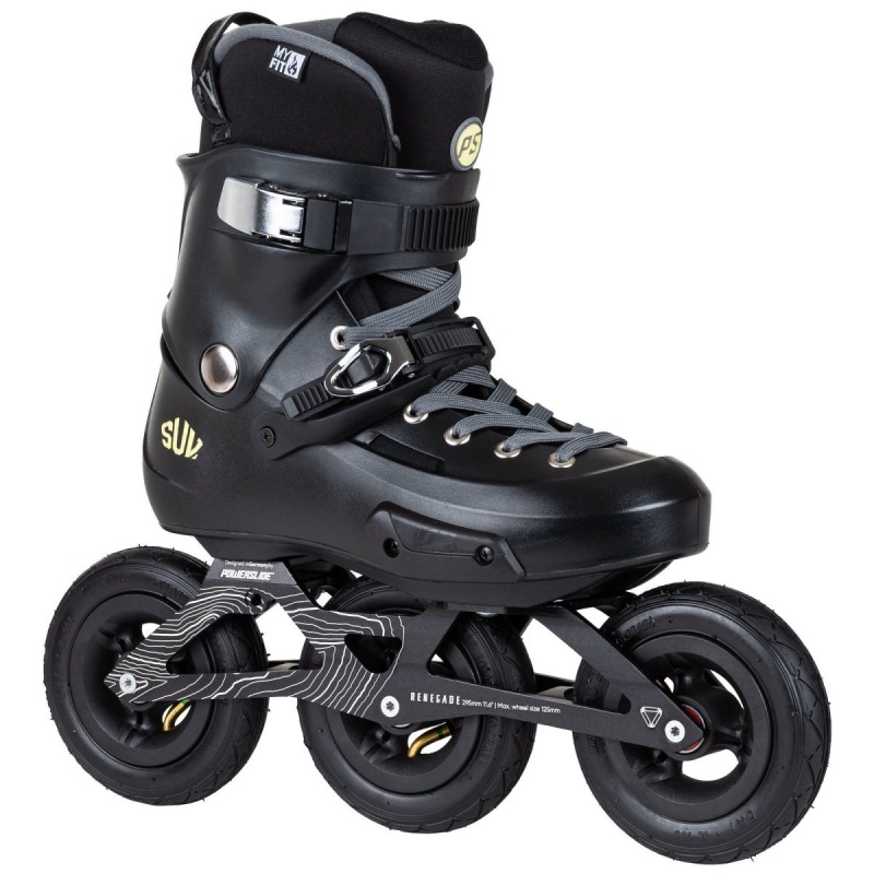 Black Powerslide Zoom Renegade 125 | 01329-VLUN