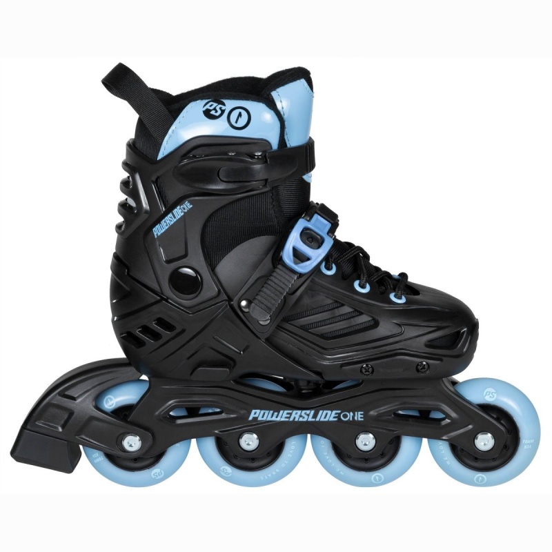 Black / Blue Powerslide Khaan Junior LTD adj. | 91630-QIZG