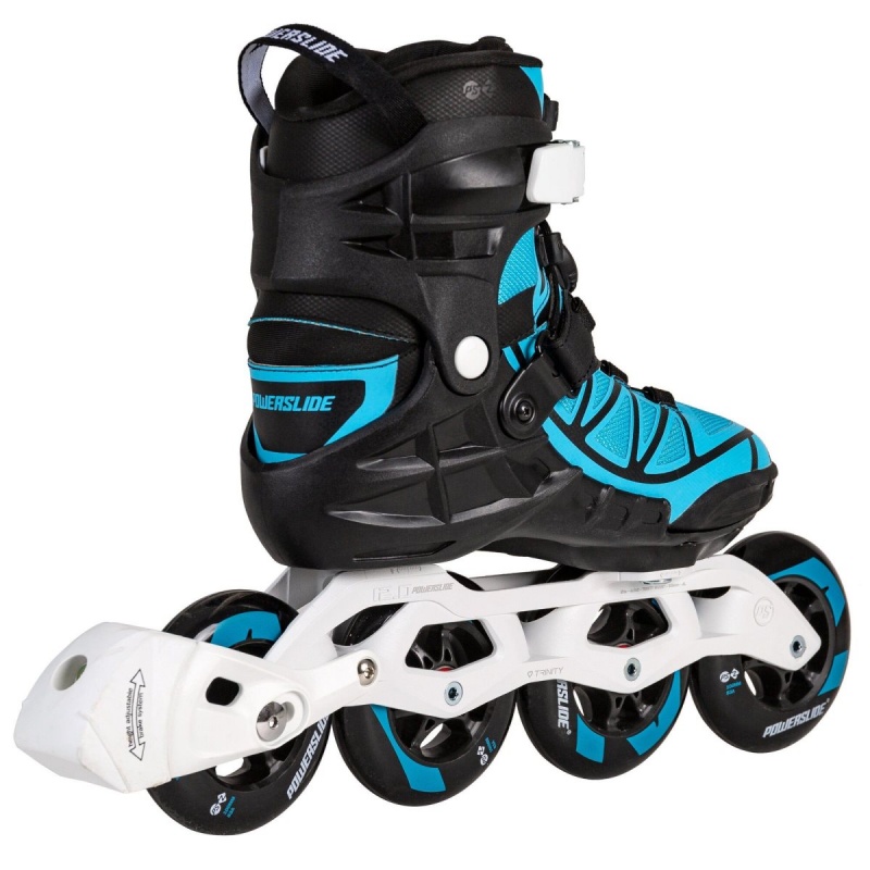 Black / Blue Powerslide Phuzion Argonbird 100 | 69285-RFCK