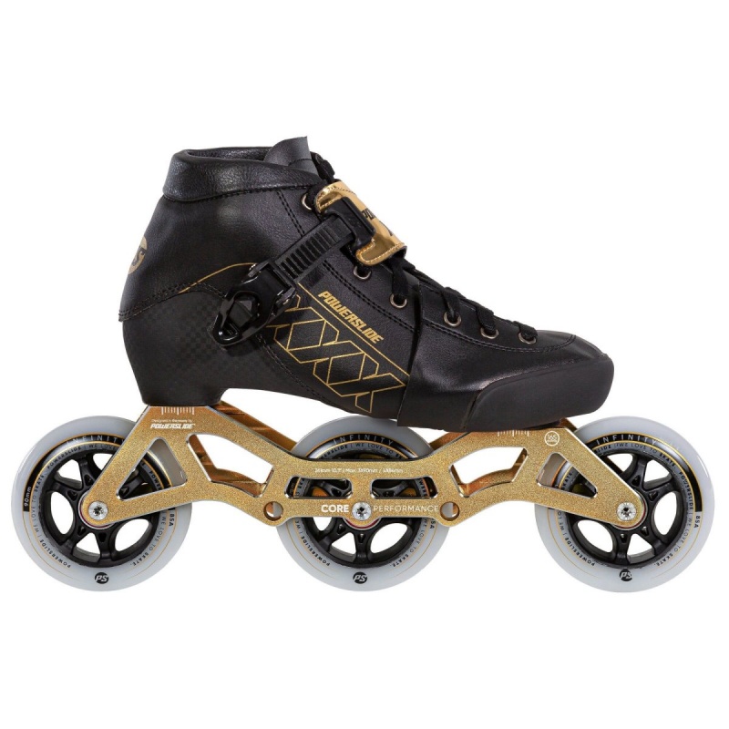 Black / Gold Powerslide 3X Gold adj. | 69438-IZQY