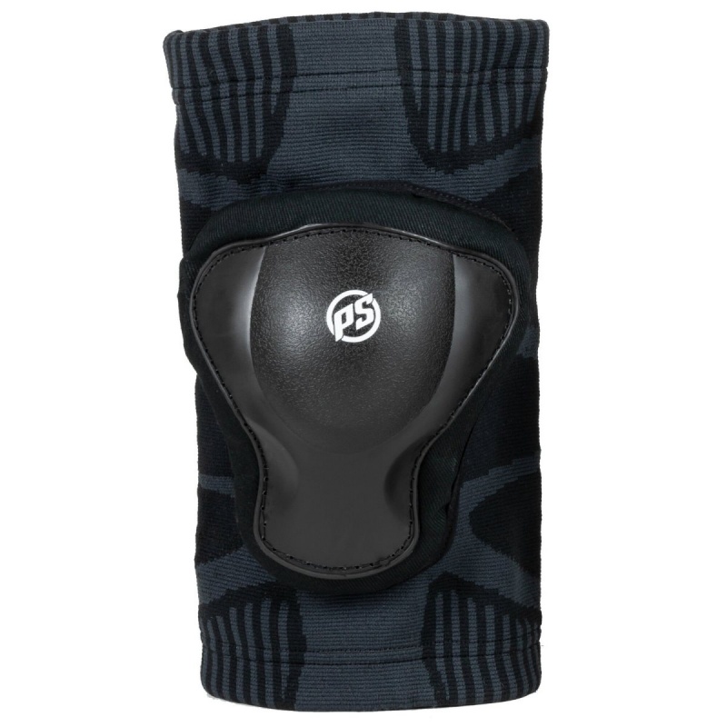 Black / Grey Powerslide Onesie Knee Pad | 52801-XGRH