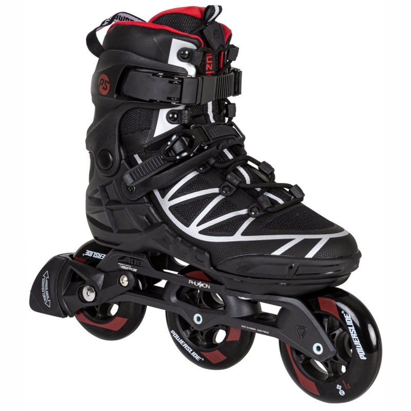 Black / Grey Powerslide Phuzion Argon Scarlet 100 | 79823-TXLO