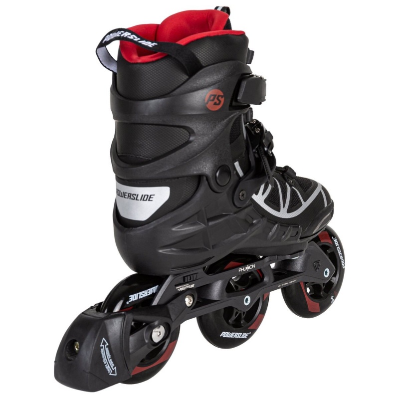 Black / Grey Powerslide Phuzion Argon Scarlet 100 | 79823-TXLO