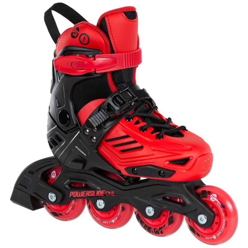 Black / Red Powerslide Khaan Junior LTD adj. | 36901-FWLX