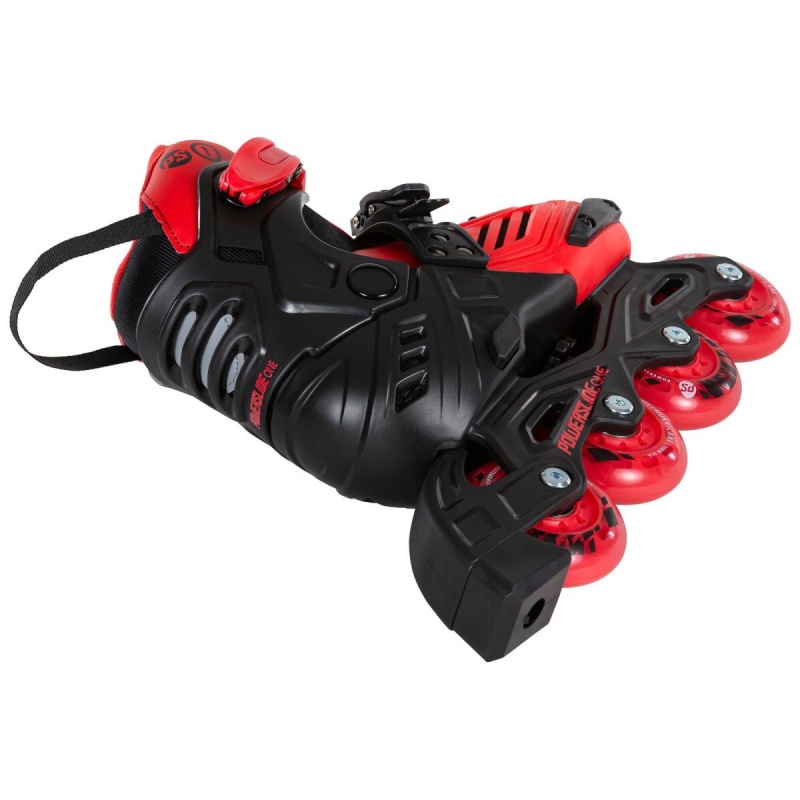 Black / Red Powerslide Khaan Junior LTD adj. | 36901-FWLX