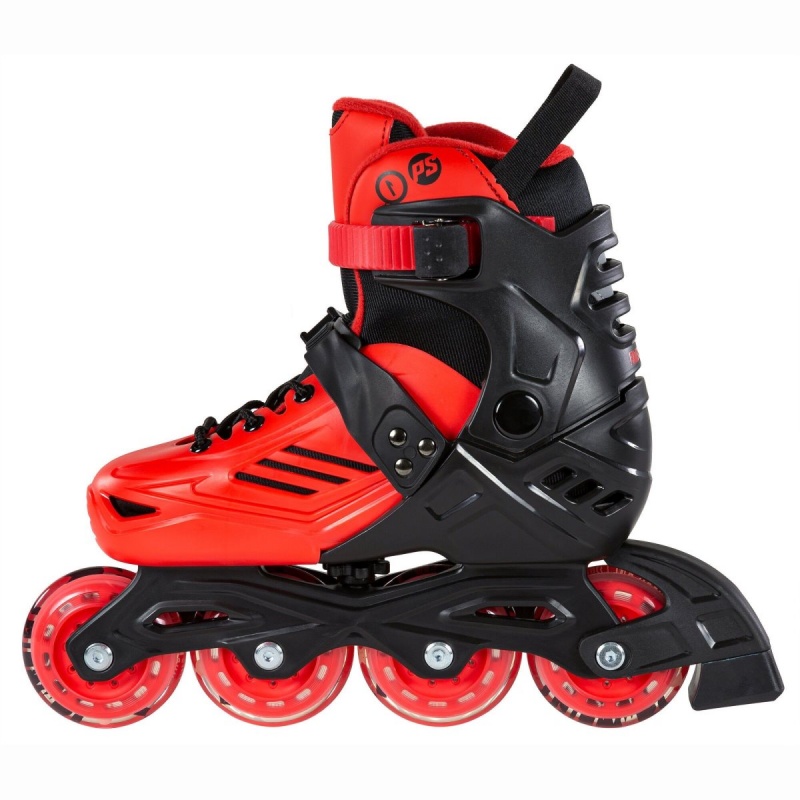 Black / Red Powerslide Khaan Junior LTD adj. | 36901-FWLX