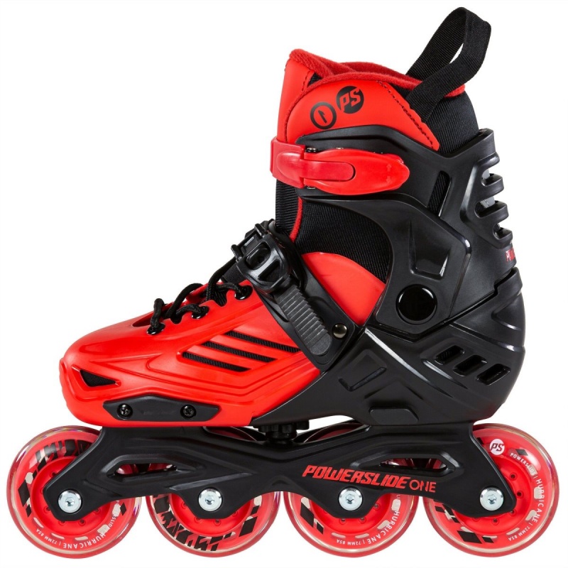 Black / Red Powerslide Khaan Junior LTD adj. | 36901-FWLX