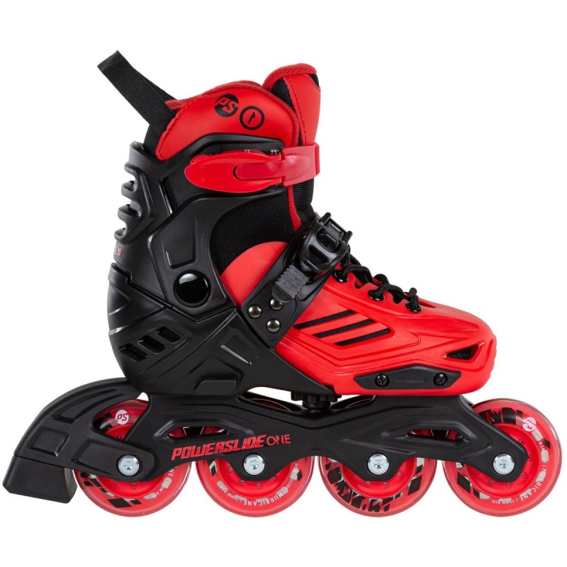 Black / Red Powerslide Khaan Junior LTD adj. | 36901-FWLX