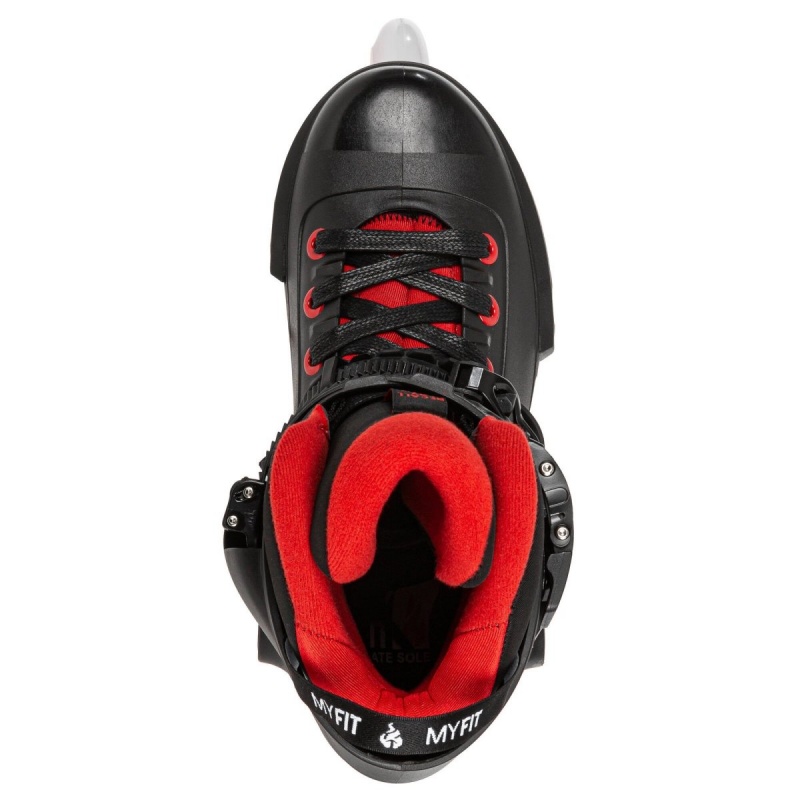 Black / Red Powerslide Next 80 | 01365-XGND