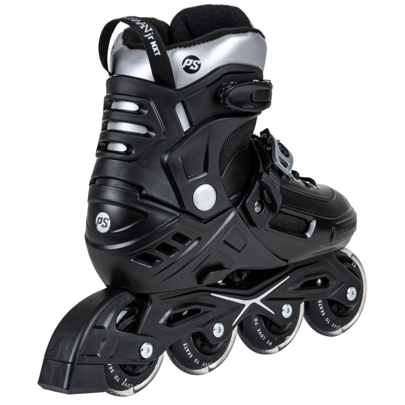 Black / Silver Powerslide Khaan Junior NXT adj. | 05617-OCAE