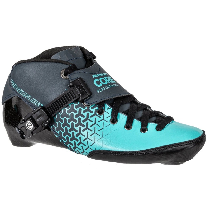 Black / Turquoise Powerslide Core Performance Teal Boot | 46910-PRZX