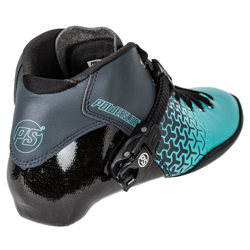 Black / Turquoise Powerslide Core Performance Teal Boot | 46910-PRZX