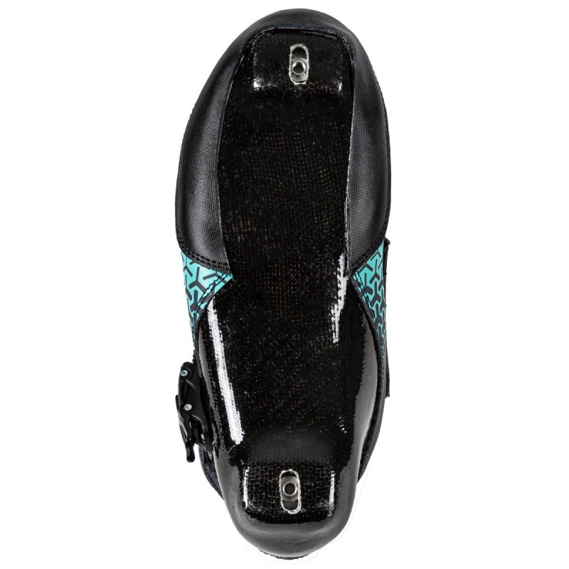 Black / Turquoise Powerslide Core Performance Teal Boot | 46910-PRZX