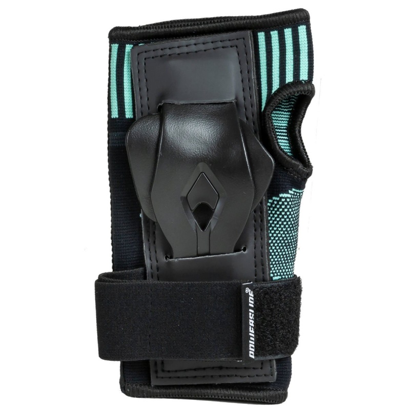 Black / Turquoise Powerslide Onesie Wristguard | 30547-MSKT