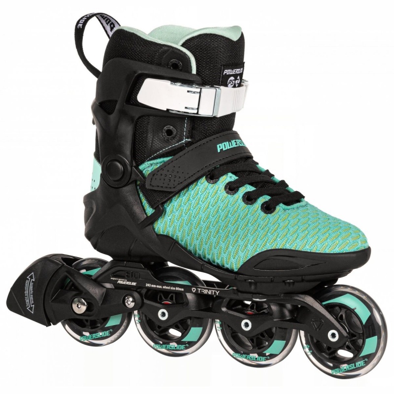 Black / Turquoise Powerslide Phuzion Xenon Arctic 80 | 02179-CNJX