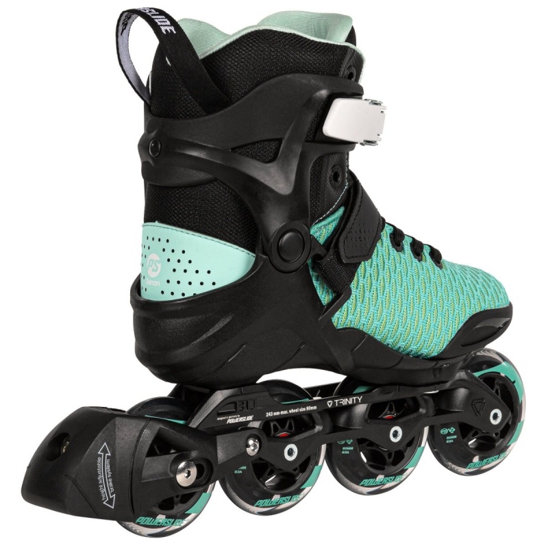 Black / Turquoise Powerslide Phuzion Xenon Arctic 80 | 02179-CNJX