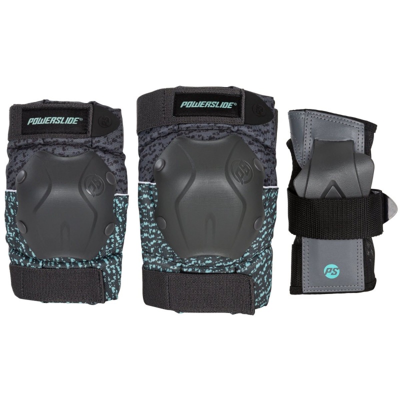 Black / Turquoise Powerslide Standard Set | 98270-APHE