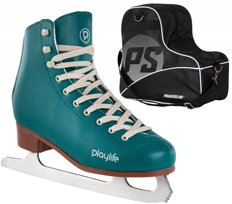 Powerslide PL Classic Petrol Ice Skate Bag bundle | 15932-EPVT