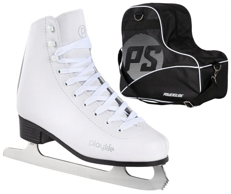 White Powerslide PL Classic Ice Skate Bag bundle | 29805-MDTE