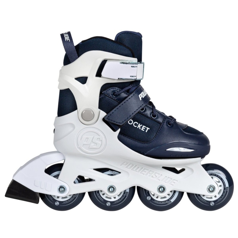 White / Navy Blue Powerslide Rocket adj. | 54768-WKZQ