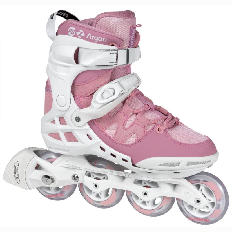 White / Pink Powerslide Phuzion Argon 80 | 79461-RSOH