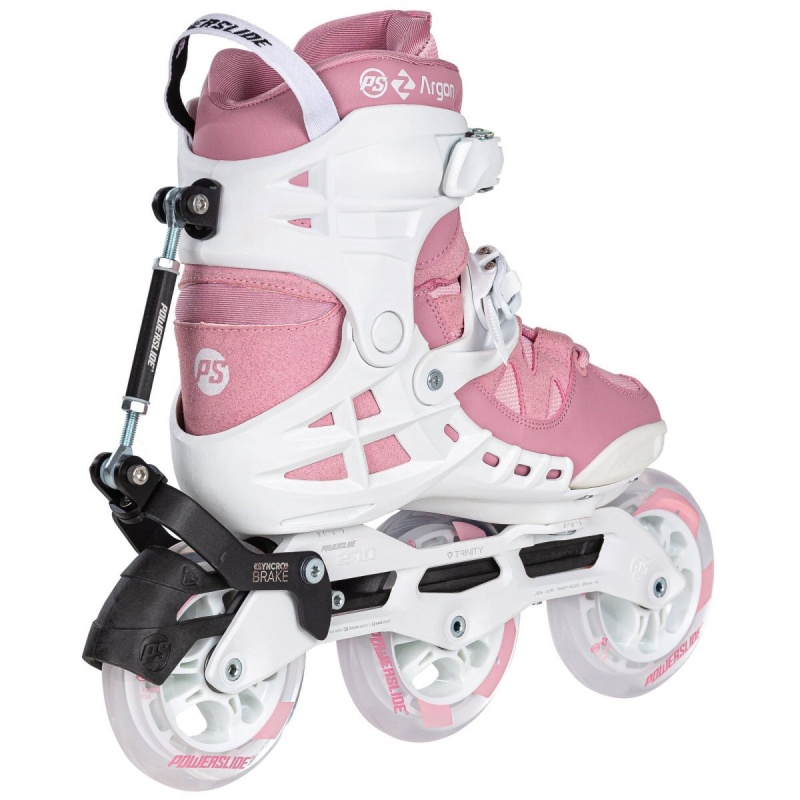 White / Pink Powerslide Phuzion Argon Syncro 110 | 29805-LFNB