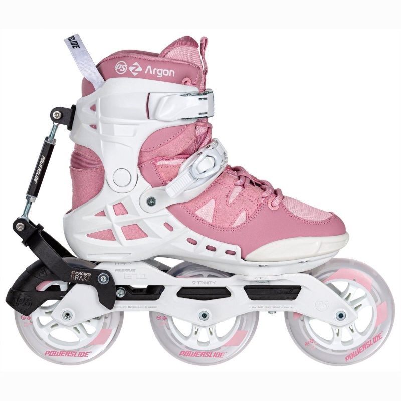 White / Pink Powerslide Phuzion Argon Syncro 110 | 29805-LFNB