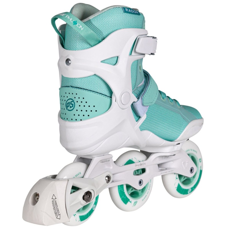 White / Turquoise Powerslide Radon 3x90 Lady | 48091-GAET