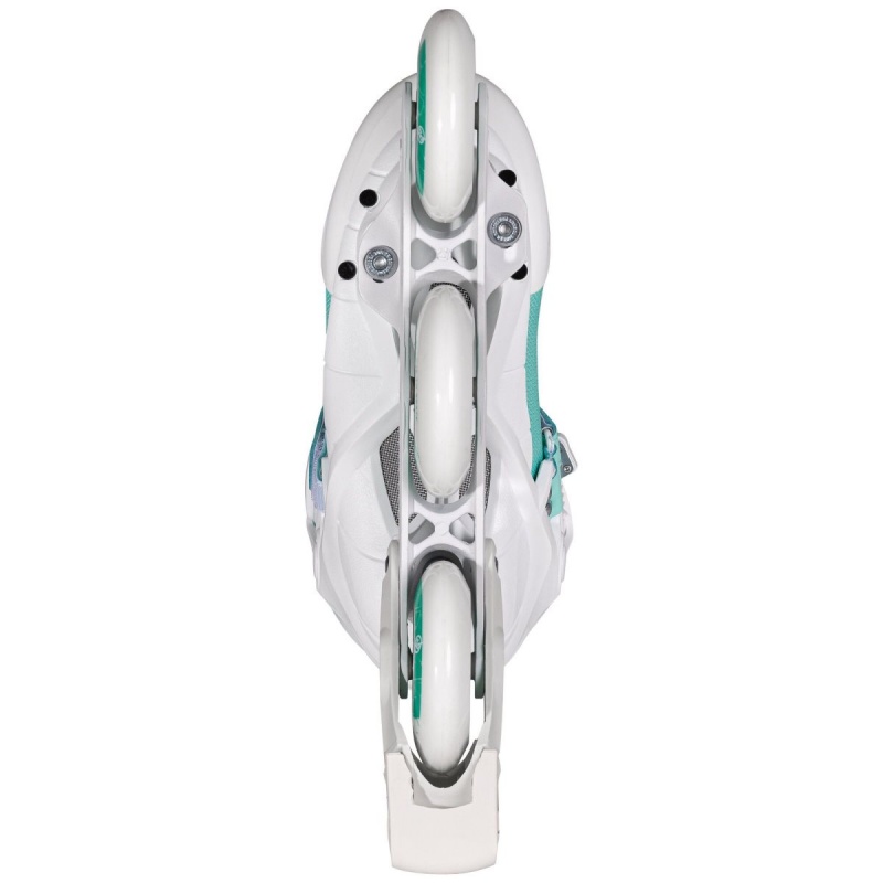 White / Turquoise Powerslide Radon 3x90 Lady | 48091-GAET